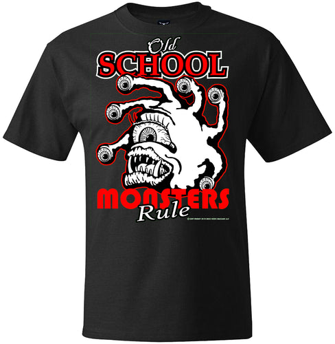 Old School Monsters Rule T-Shirt