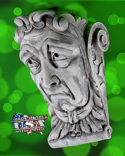 Pious Monk Corbel plaster