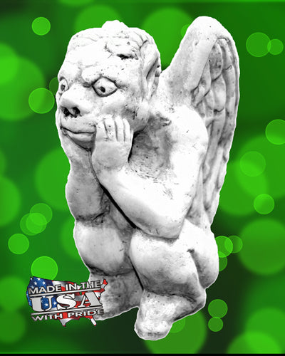 Pondering Gargoyle Statue