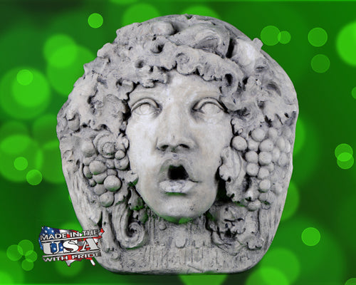 Singing Lady Of The Vine Plaque plaster