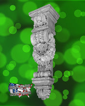 Load image into Gallery viewer, Tall Corbel With Fruit Wreath